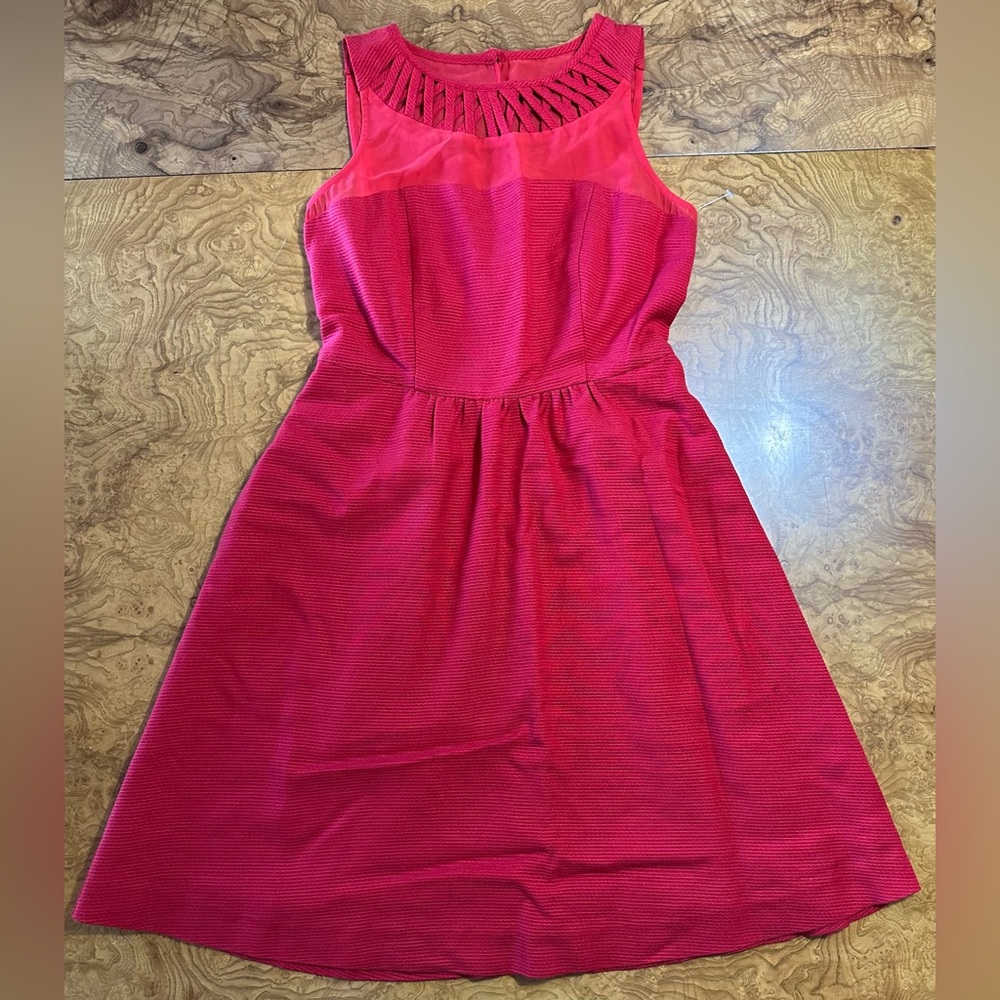 Maeve by Anthropologie Sleeveless Red Mini A-line Dress - size 00 Petite